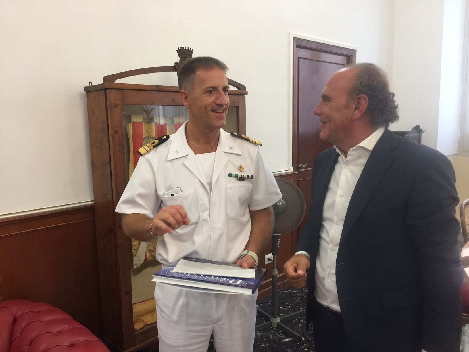 Alghero, il saluto del sindaco ai Comandanti di Porto