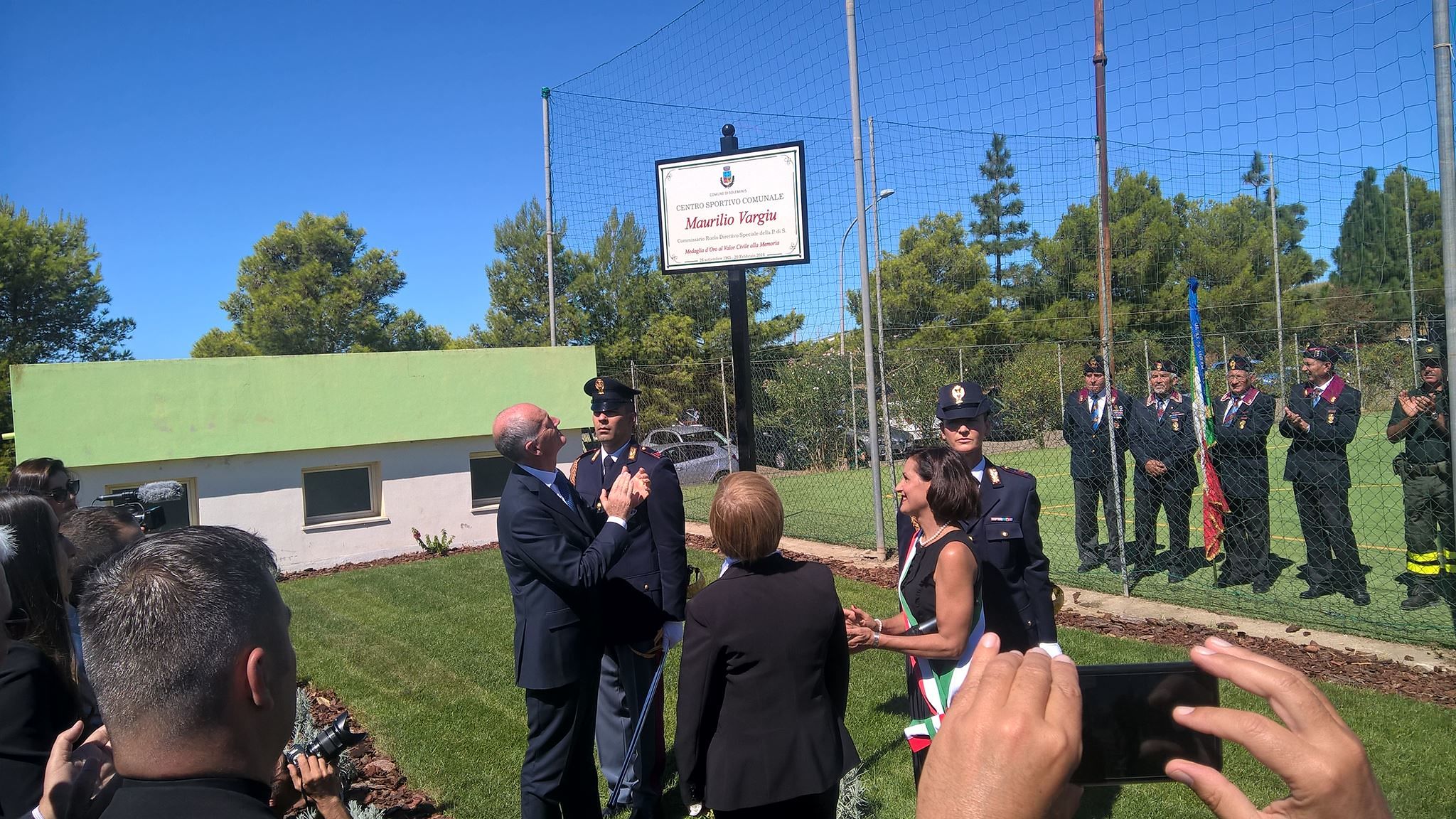 Soleminis, il centro sportivo intitolato al poliziotto eroe Maurilio Vargiu