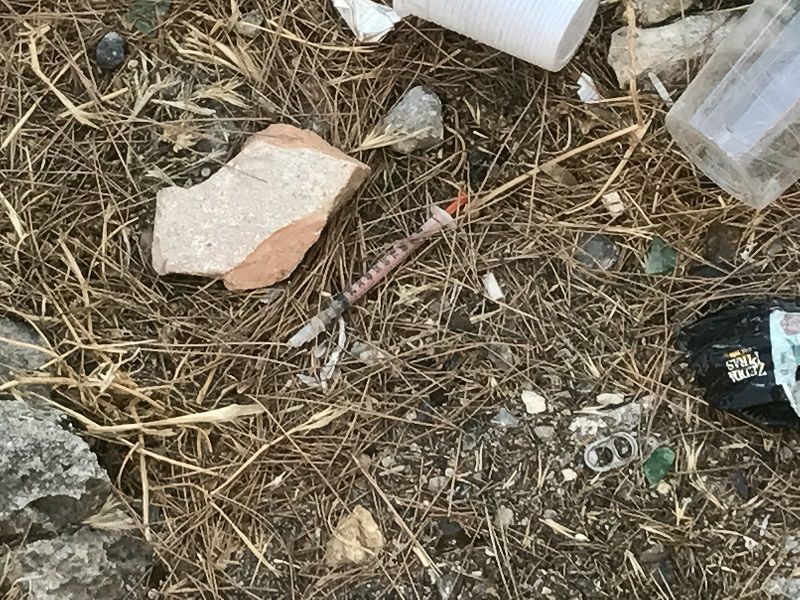 Siringhe e rifiuti, Fdi: “Stop degrado all’Anfiteatro romano”