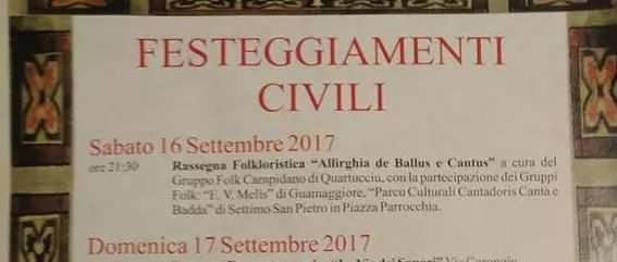 Quartucciu, rebus locandine della festa: il Comitato della Madonna della Difesa chiarisce