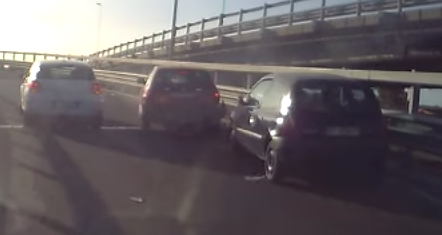 Rocambolesco incidente a Santa Gilla, la donna: “Colpa dei freni”