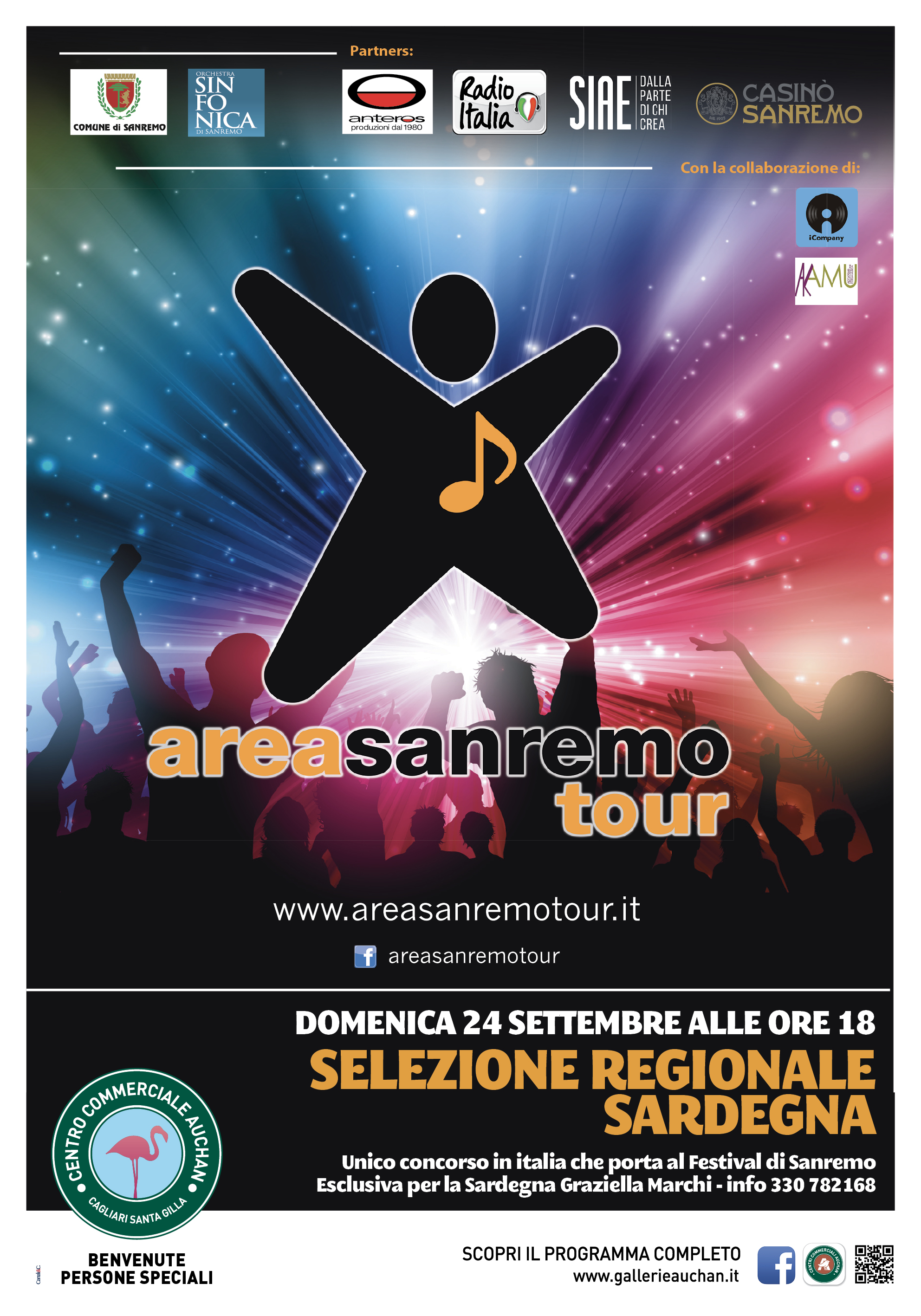 Area Sanremo Tour al centro commerciale Auchan Santa Gilla