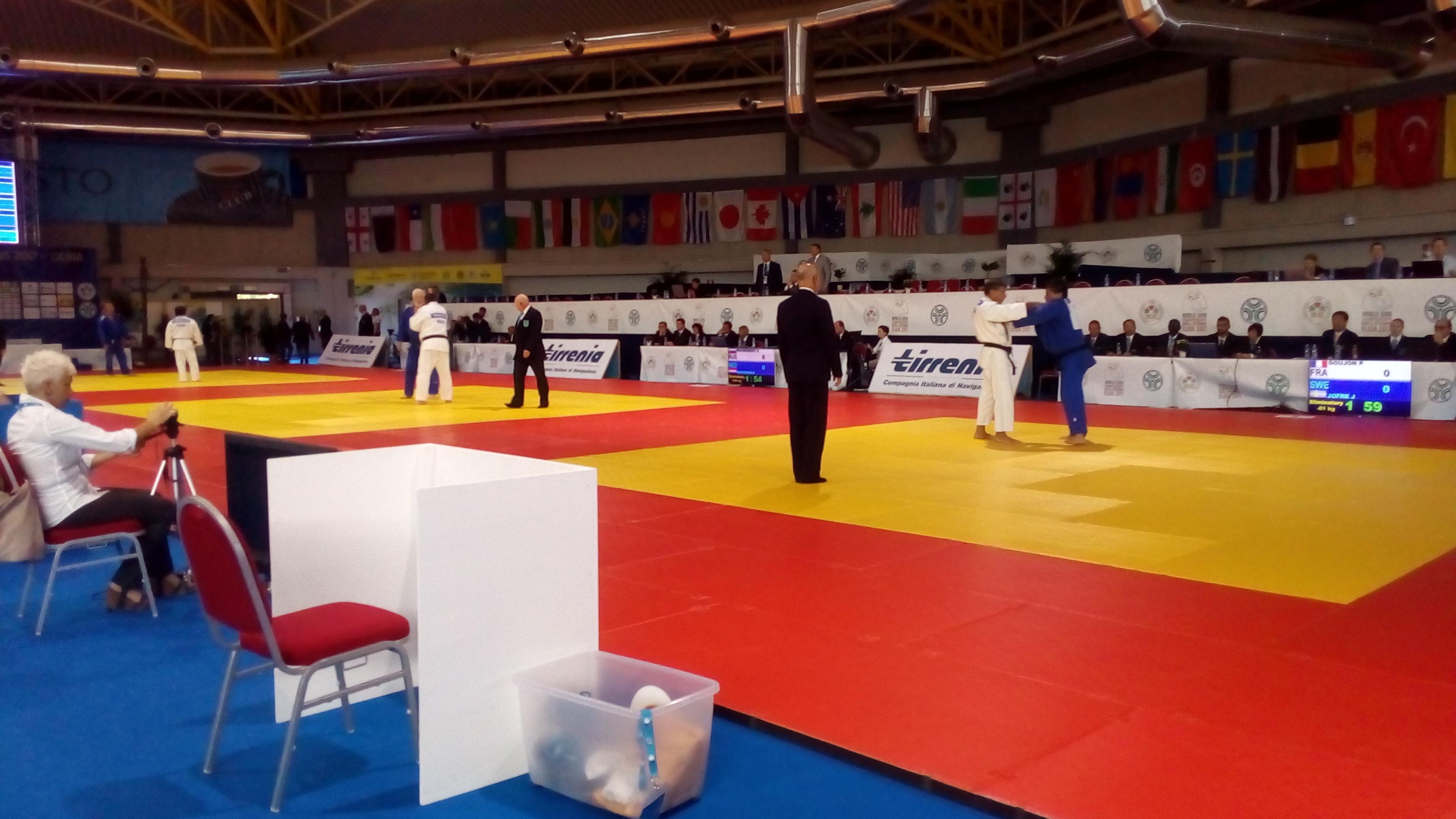 Judo, aperti i mondiali veterans al PalAltogusto di Olbia