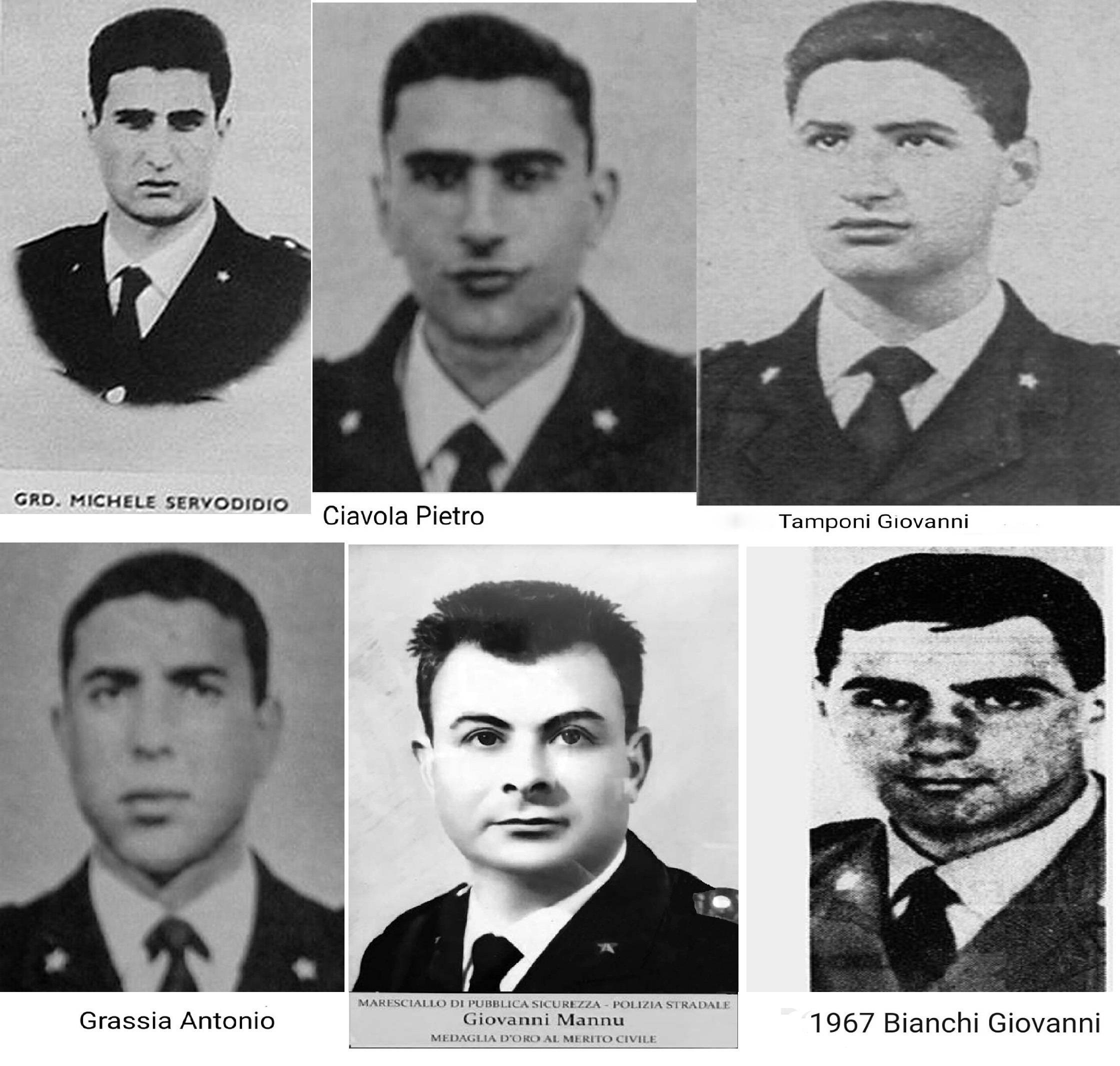 Sei poliziotti uccisi dai banditi nel 1967, cerimonia commemorativa a Nuoro