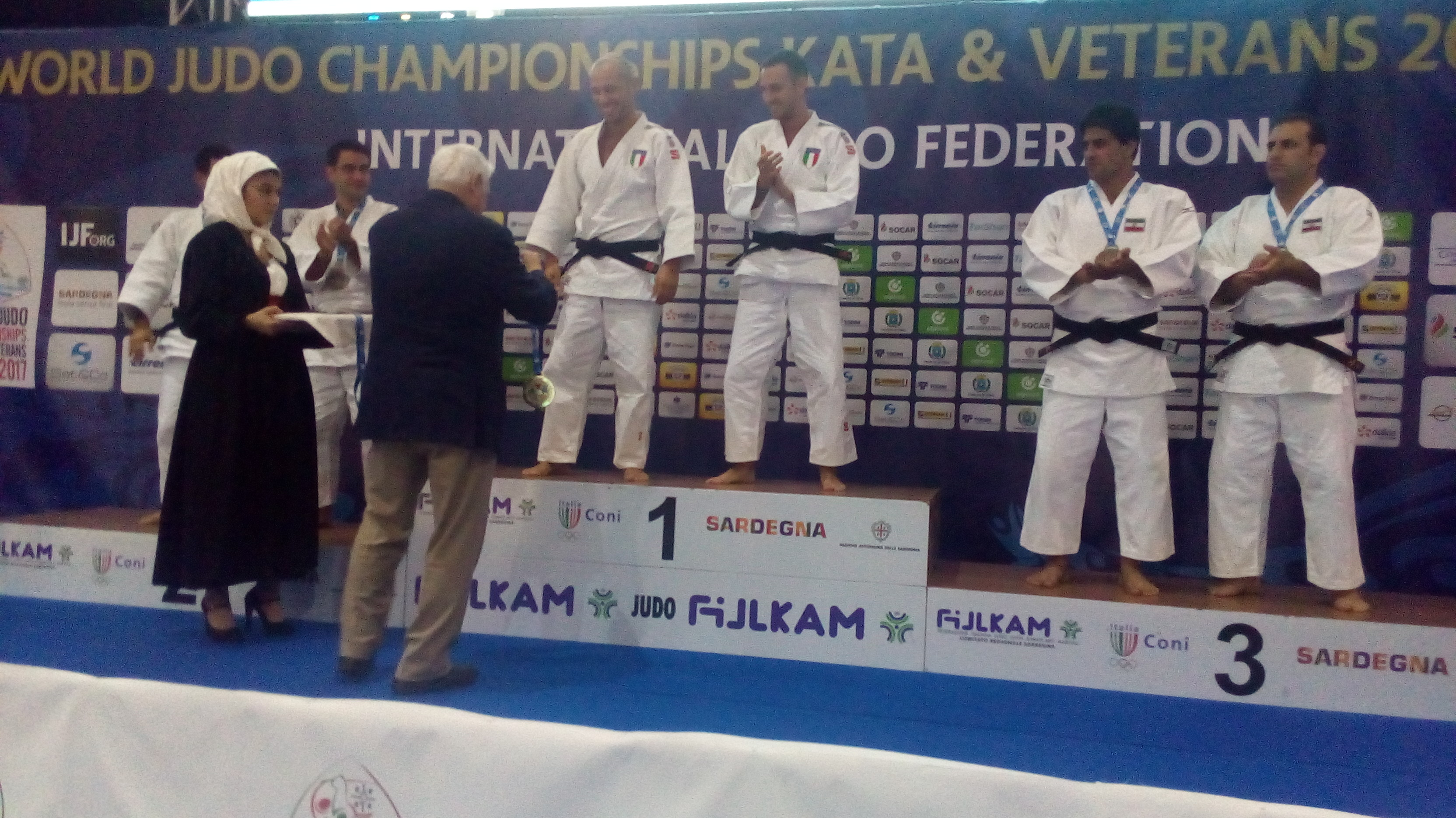 Judo, sei medaglie per gli azzurri al Grand Slam di kata a Olbia
