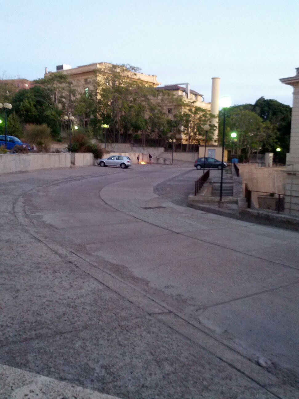 Quello strano falò serale al palazzo delle Scienze: chi vigila sulle sterpaglie?