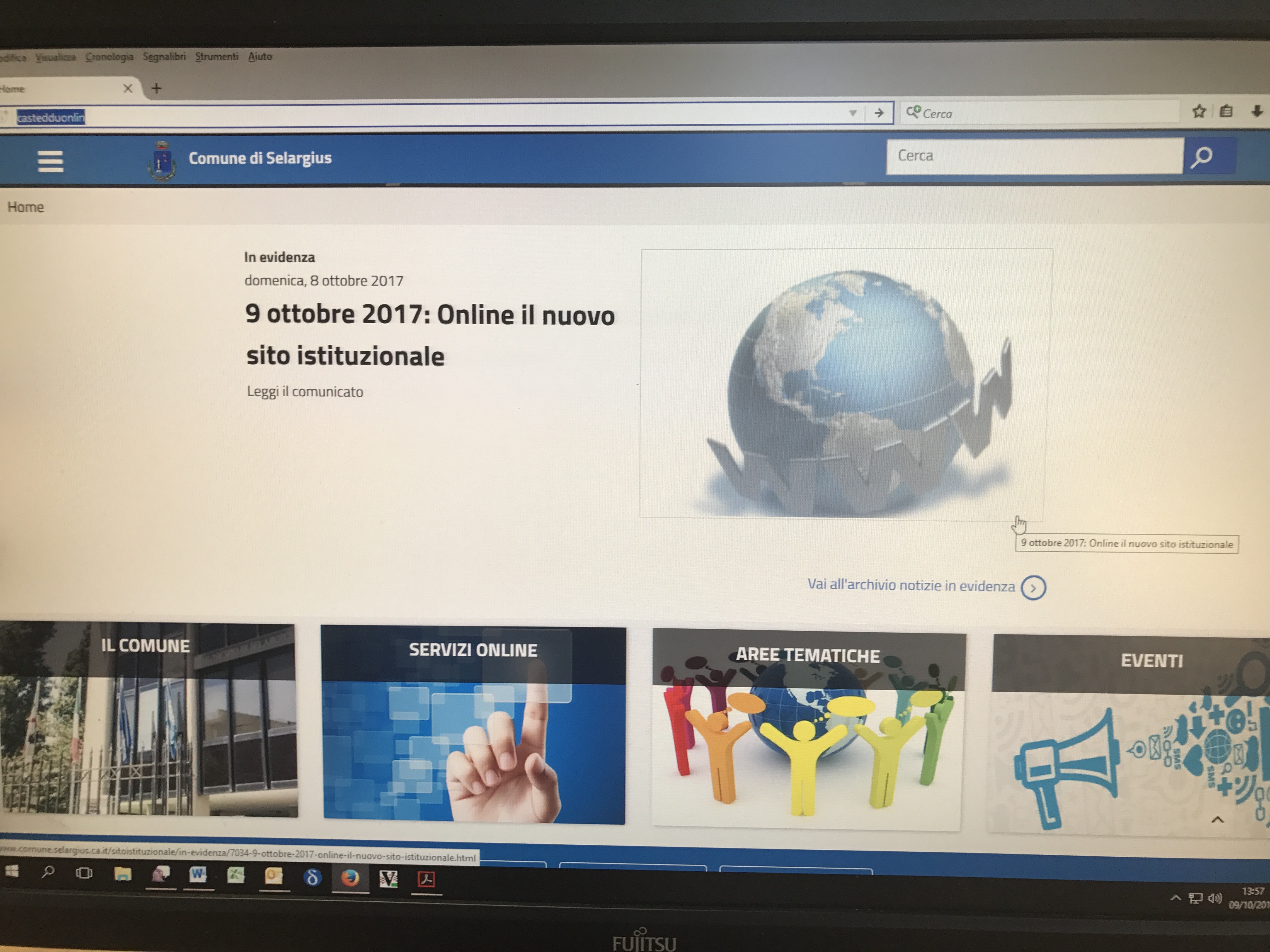 Selargius, il Comune a portata di click: da oggi nel sito i Servizi Online