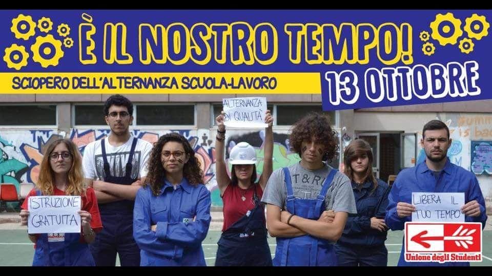 Alternanza scuola-lavoro: “No allo sfruttamento”, studenti in piazza per protesta