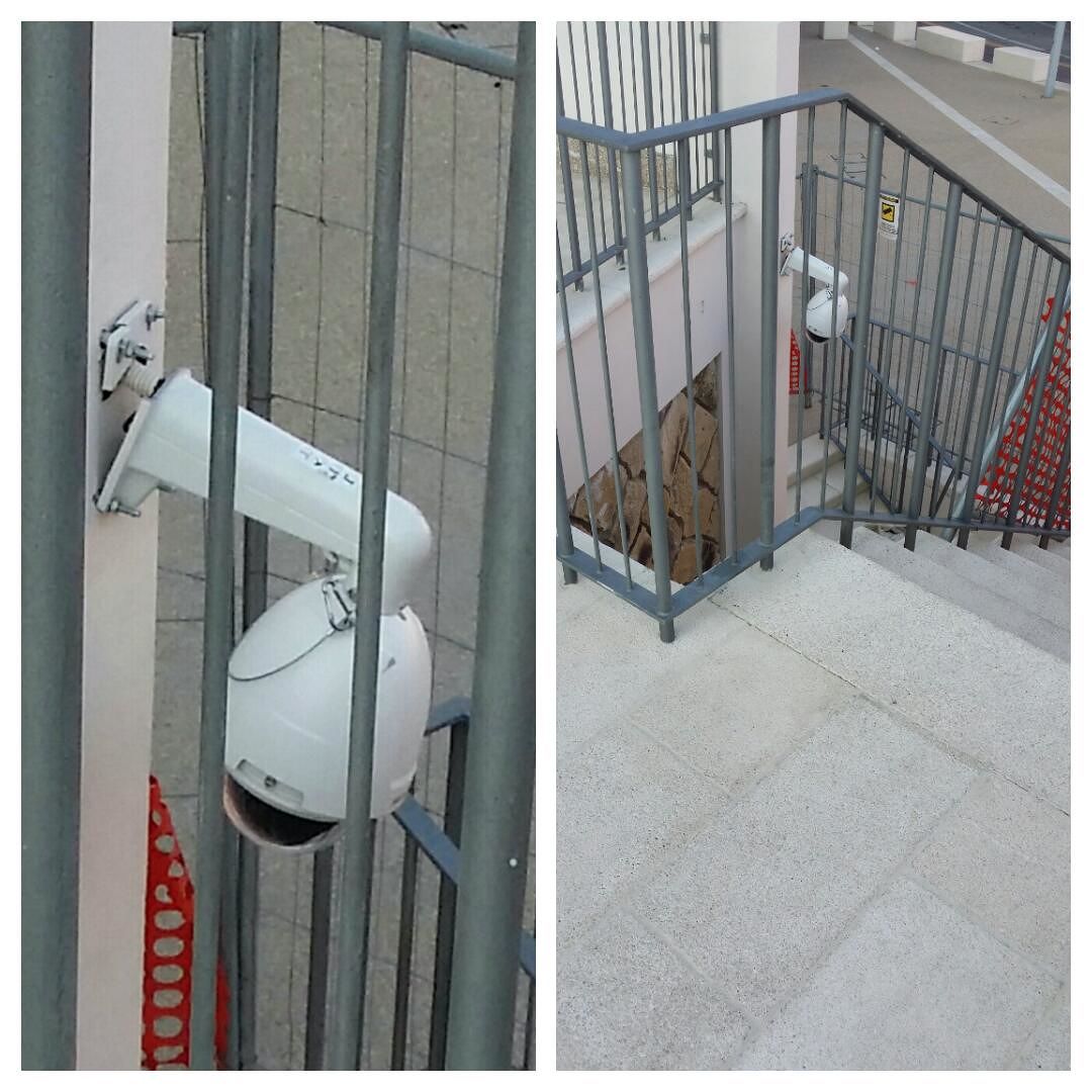 Nuova piazza S.Michele, sfida alla legalità: telecamere spaccate con una mazza