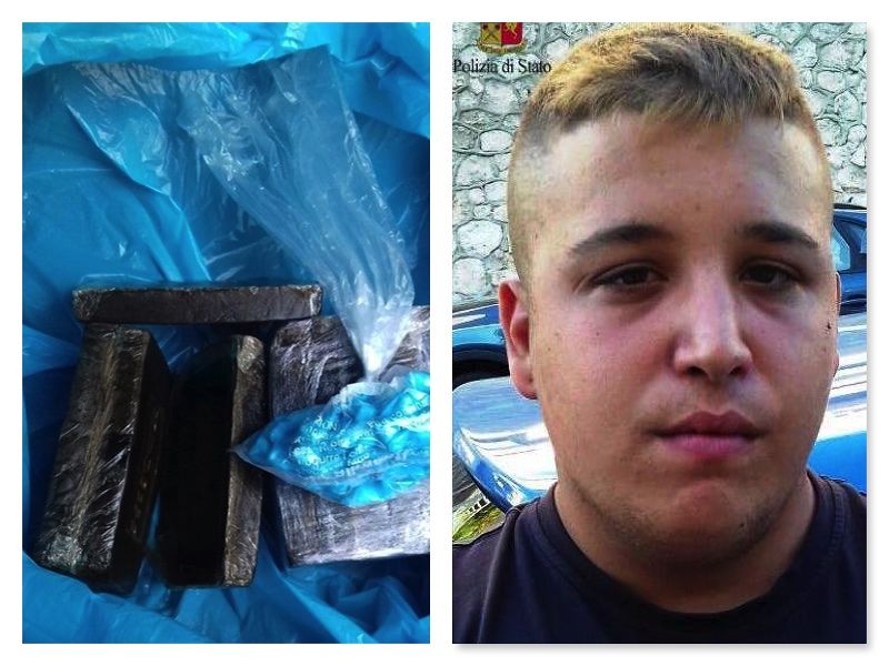 900 grammi di hashish sotto il sellino, 18enne in manette ad Is Mirrionis