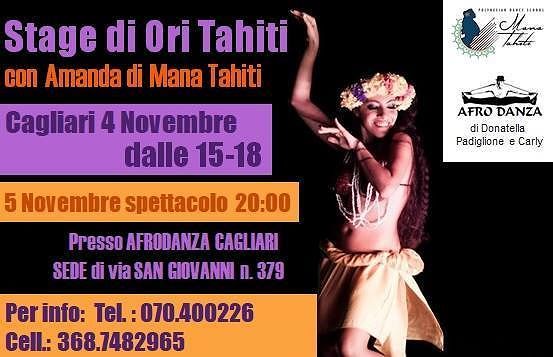 Cagliari, spettacolo e stage di danza tradizionale polinesiana