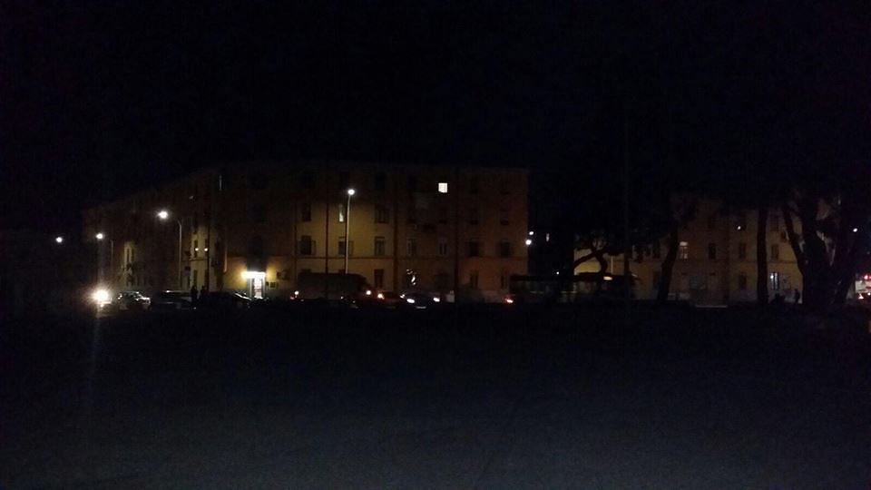 Nuova piazza San Michele già al buio