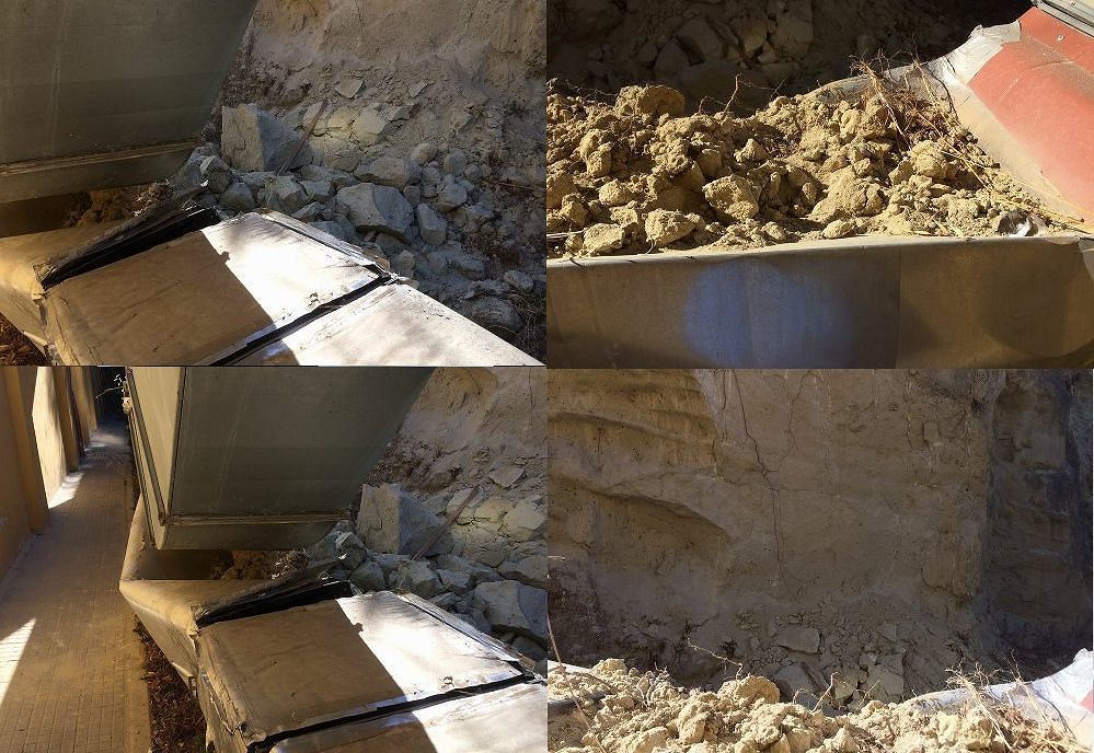 Crolla muro al Santissima Trinità, ko il tubo di scarico dei gas nocivi. “Sicurezza a rischio”