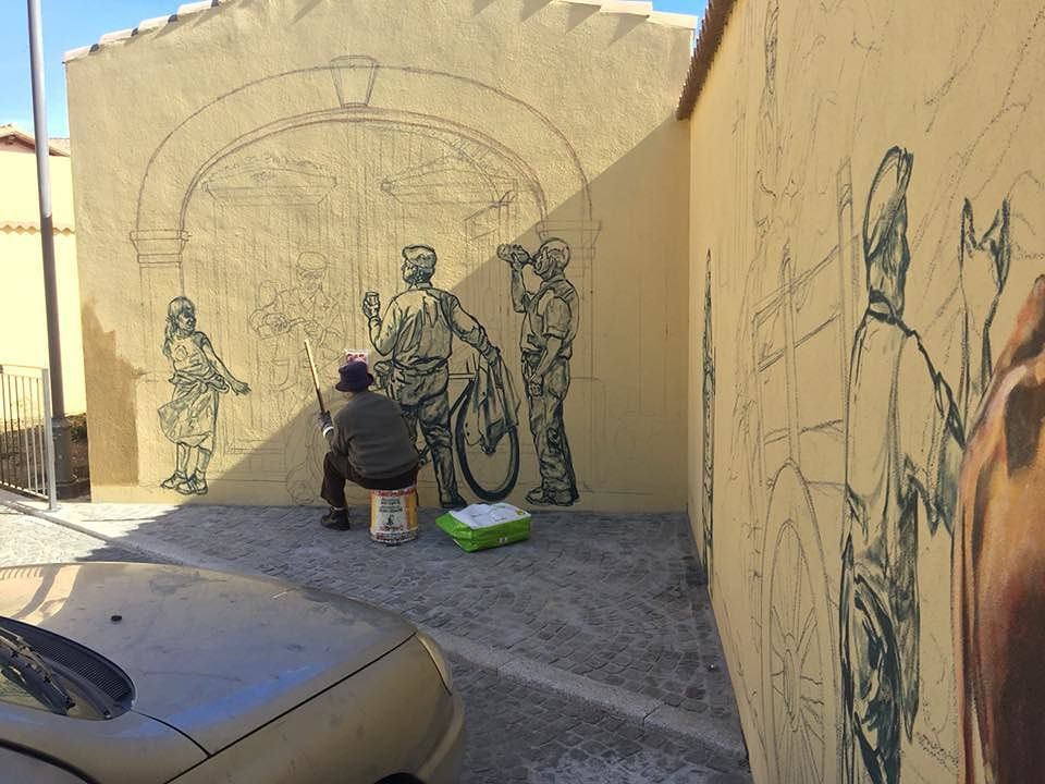 Capoterra si fa bella per i suoi cittadini: i Murales raccontano i vecchi negozi