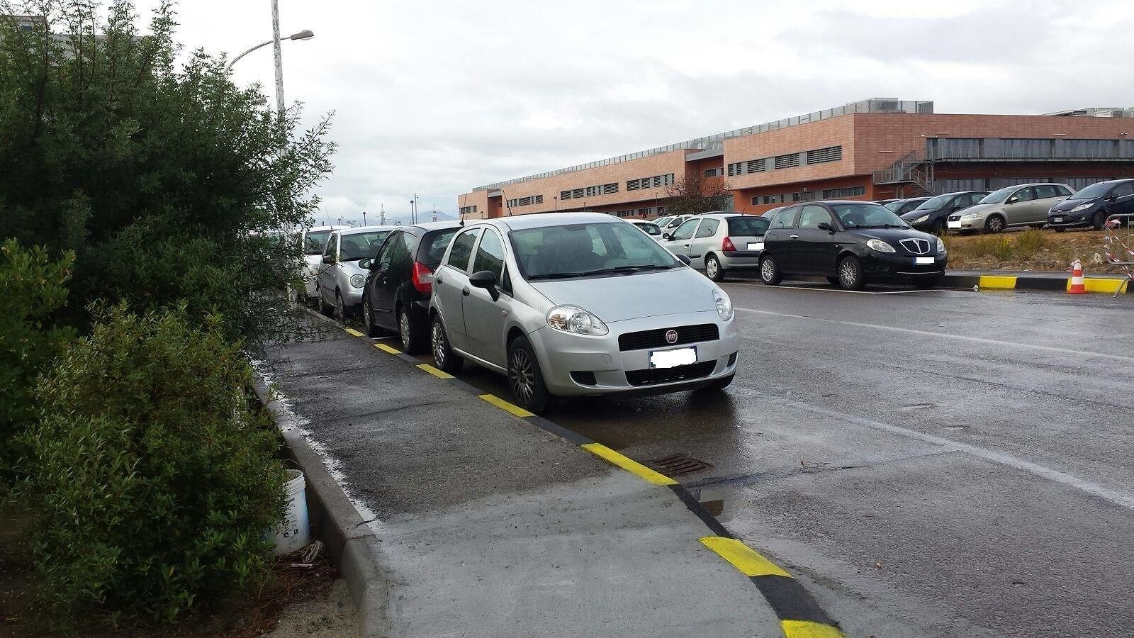 Cittadella Universitaria, la beffa: i parcheggi selvaggi fermano i nuovi bus