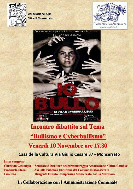 Monserrato, tutti insieme contro il bullismo: domani il film anti violenza