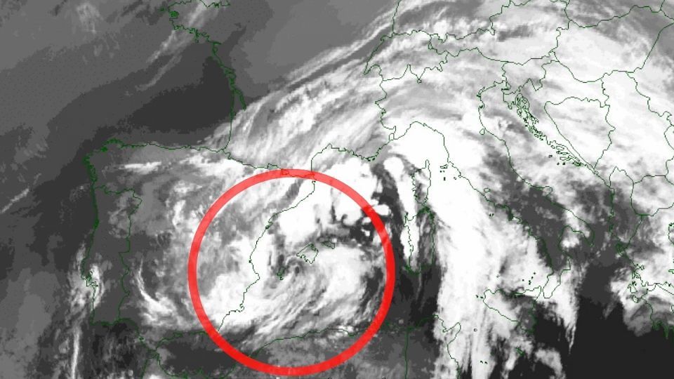 Il Ciclone Mediterraneo arriva in Sardegna e porta piogge e freddo