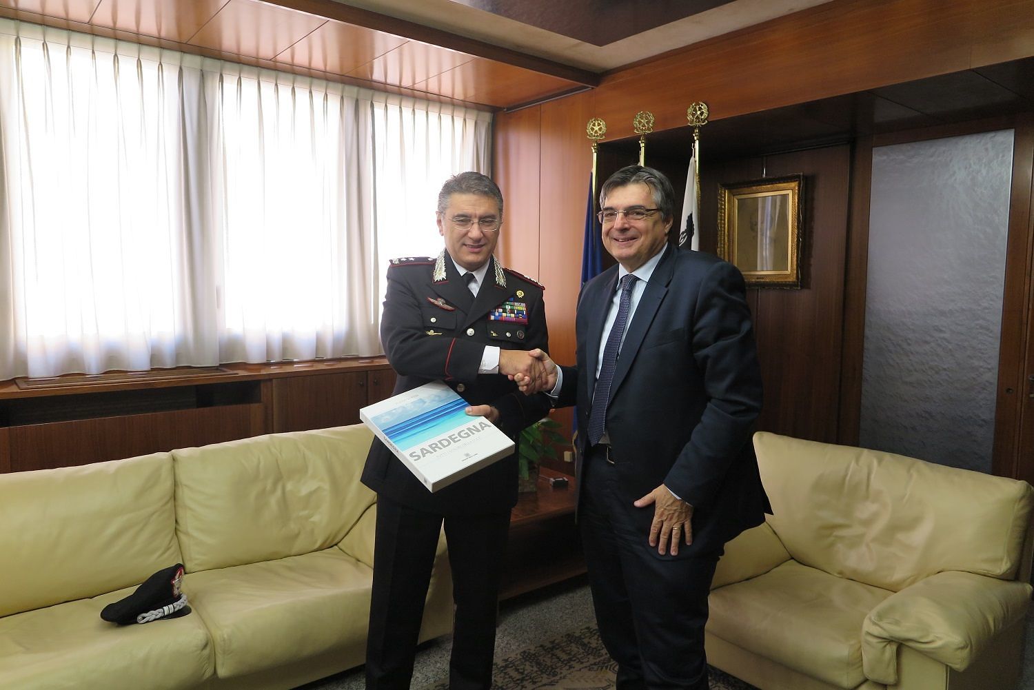 Nuovo Comandante della Legione Carabinieri visita il Consiglio Regionale