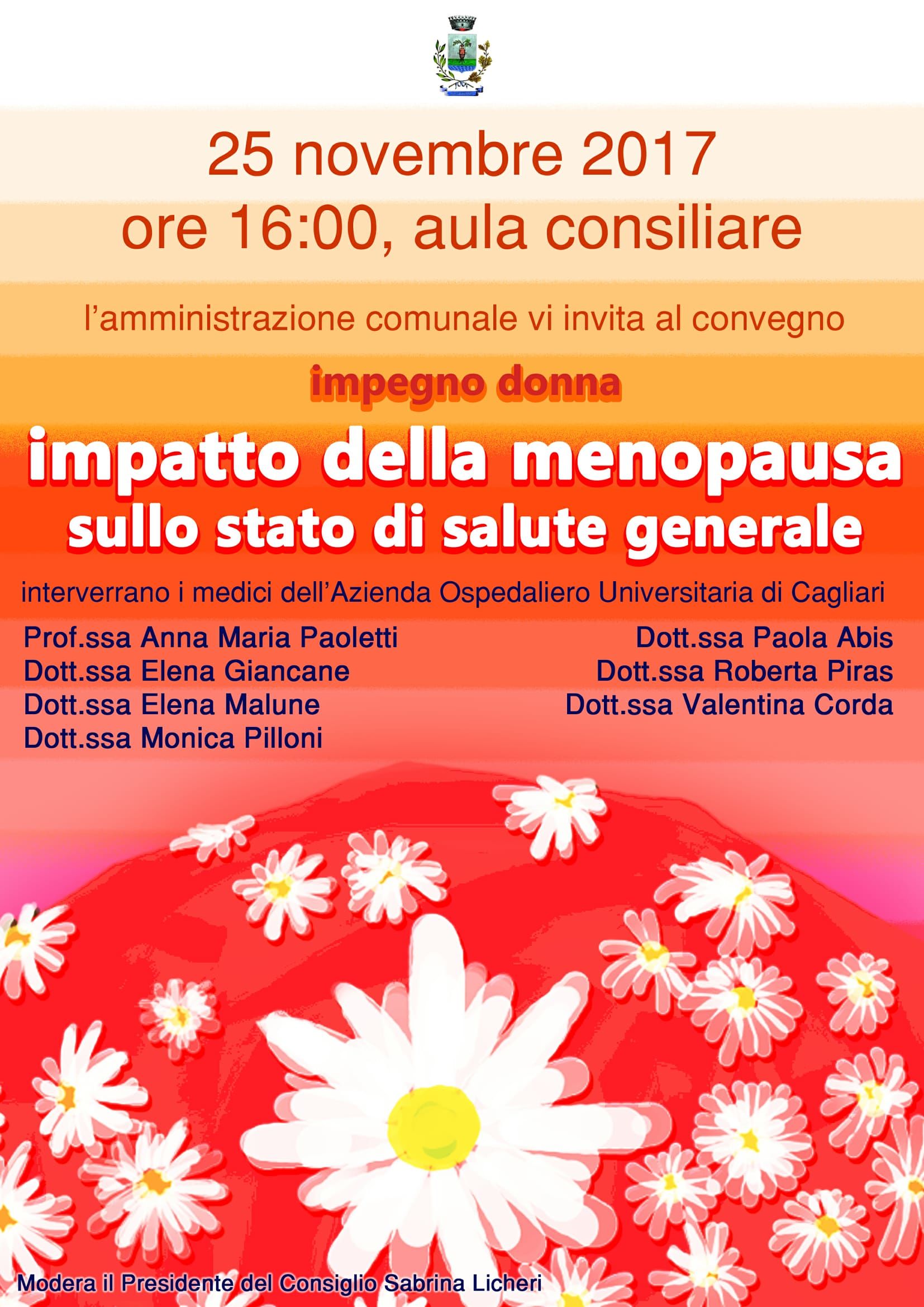 “La menopausa non è una malattia”, incontro con le specialiste ad Assemini