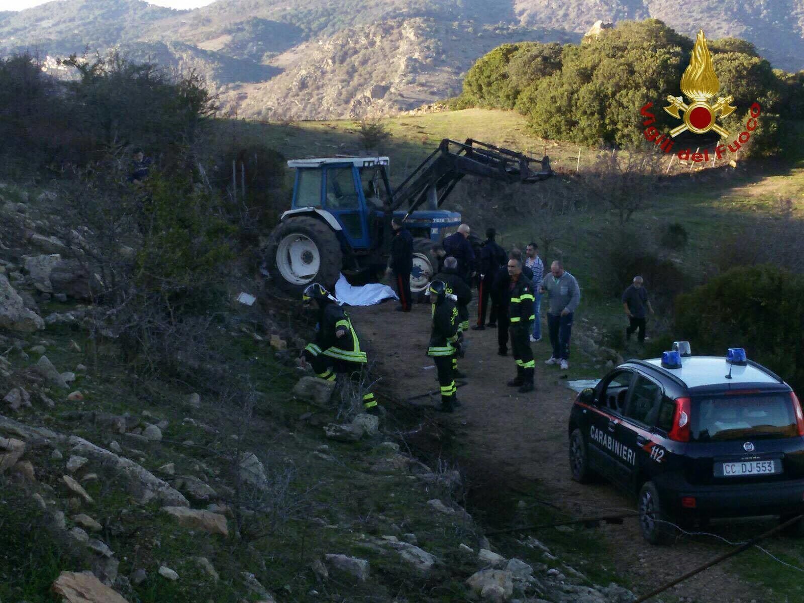 Terribile tragedia a Silius: muore schiacciato dal trattore