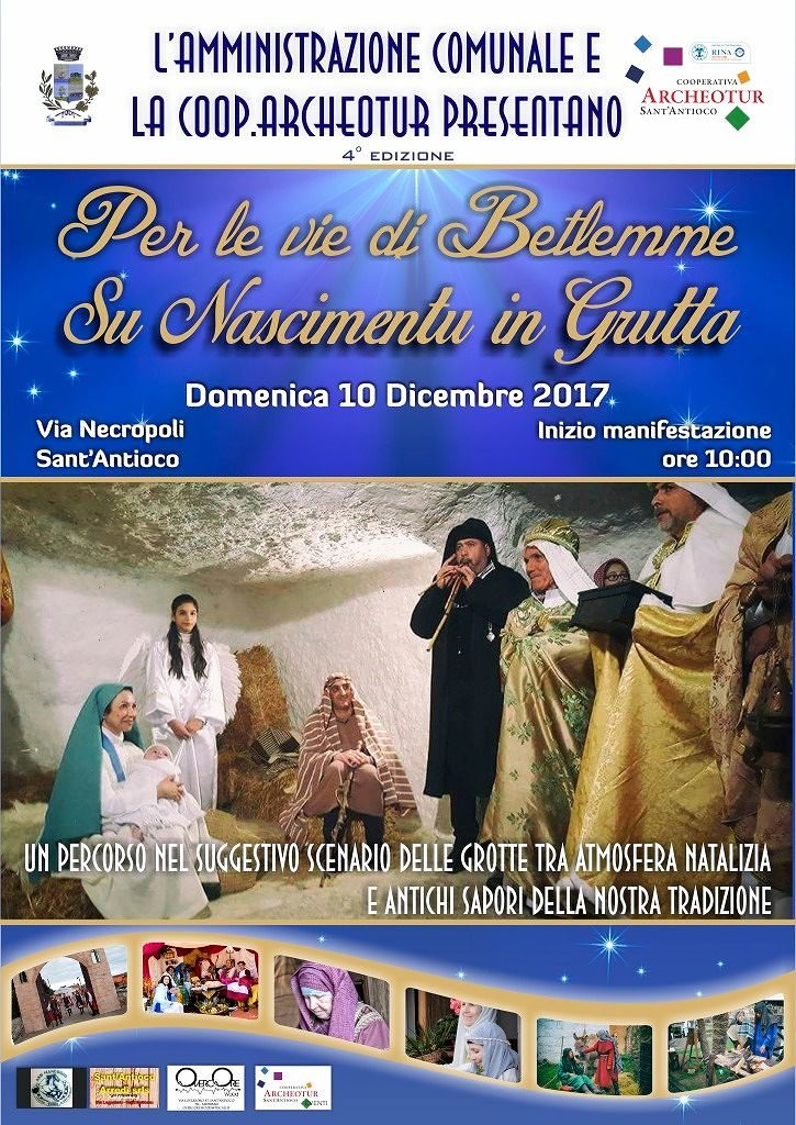 Sant’Antioco, via Necropoli: ritorna “Su Nascimentu in grutta”