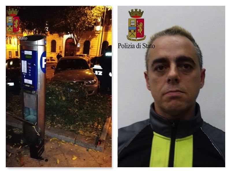 Sorpreso a manomettere una colonnina per i ticket auto: arrestato