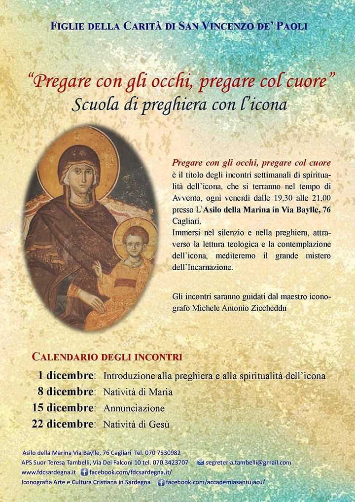 Tempo di Avvento, a Cagliari una Scuola di preghiera con l’icona