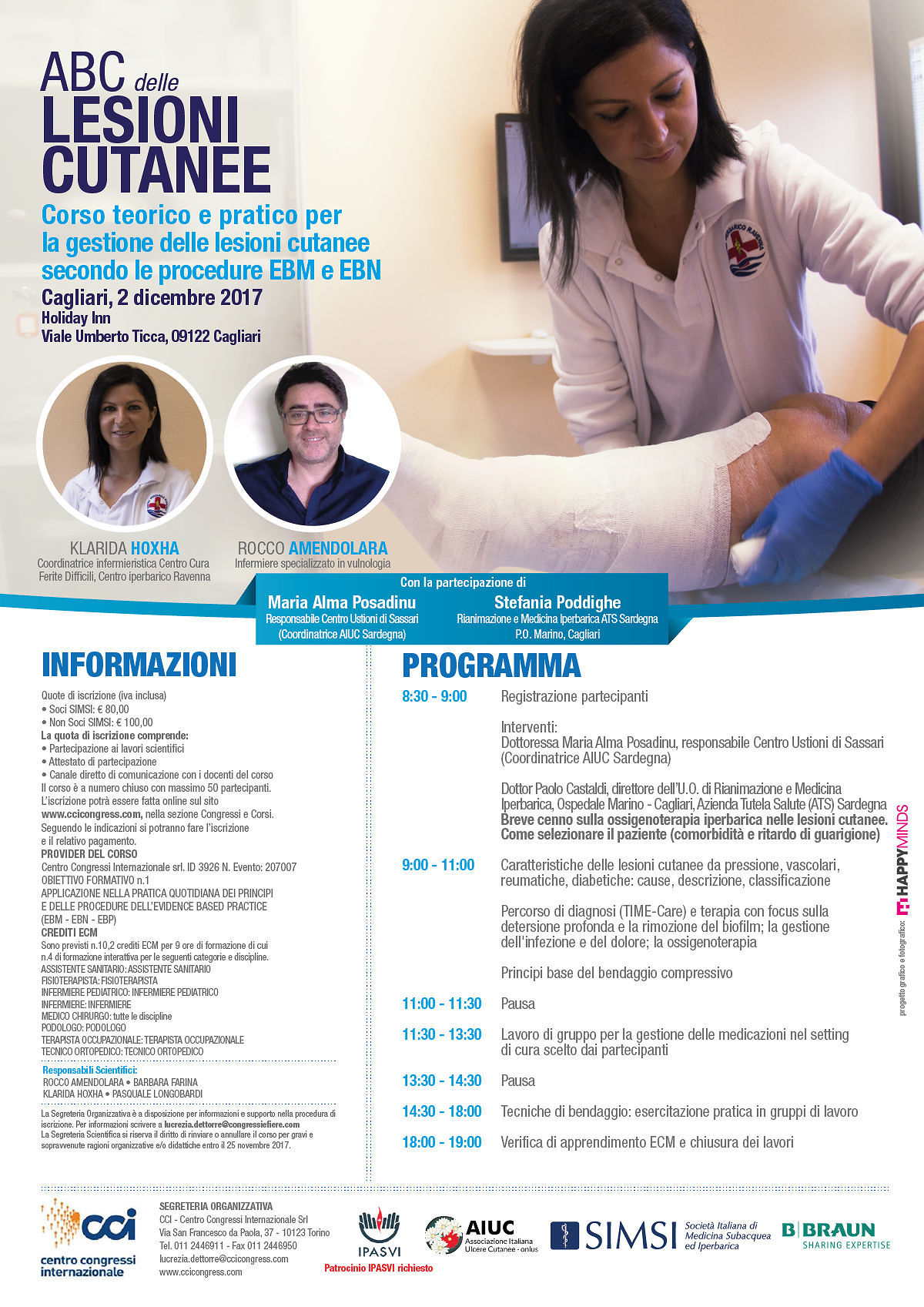 Corso teorico pratico per infermieri specialisti del wound care