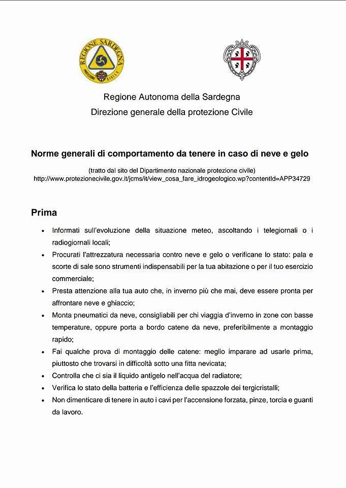 Sardegna, allerta altissima per la neve: ecco le regole da seguire
