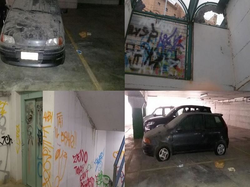 Viale Regina Elena, caos nel multipiano: “Auto abbandonate e vandali padroni”