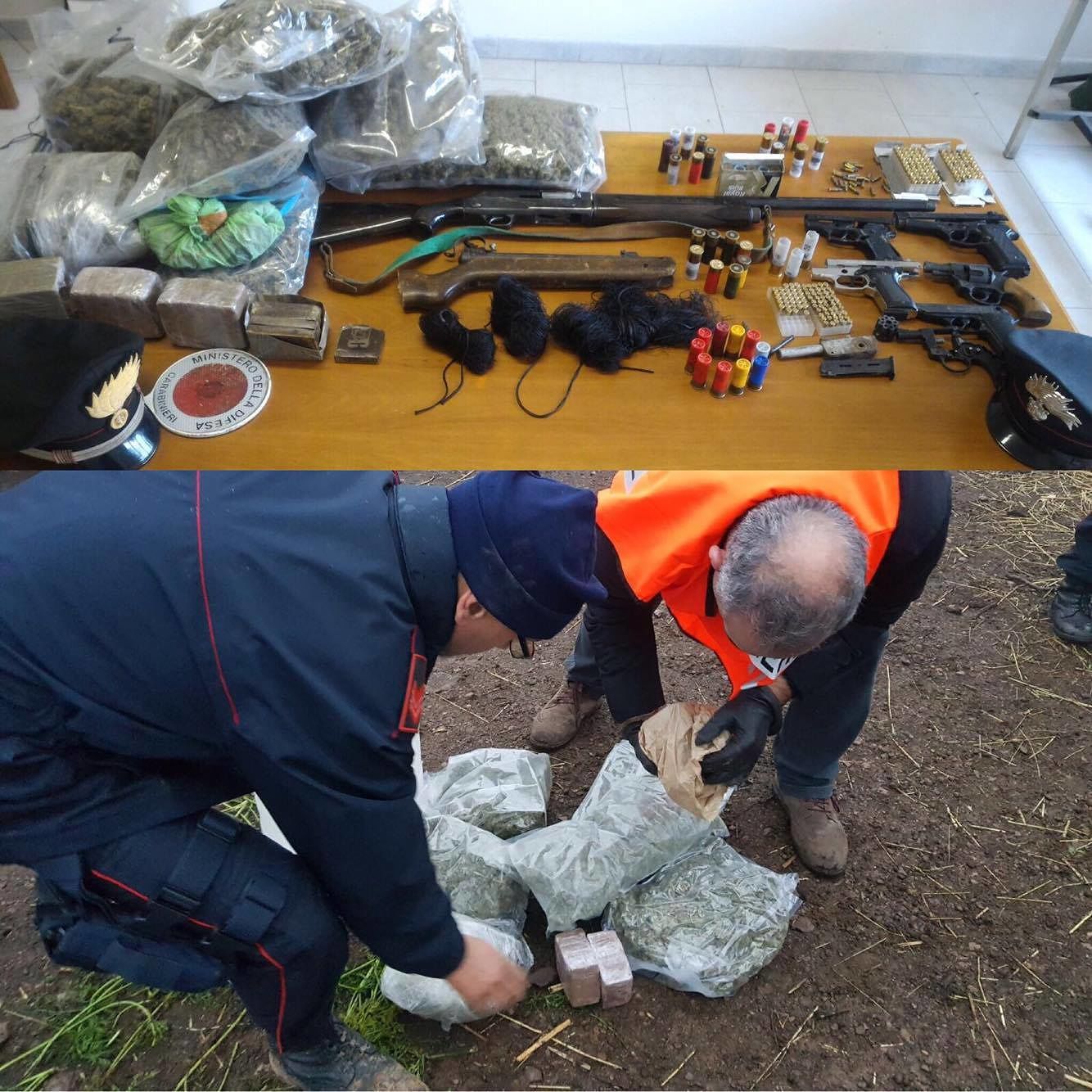 Sinnai, da un ovile spuntano 7,5 chili di hashish e marijuana: un arresto