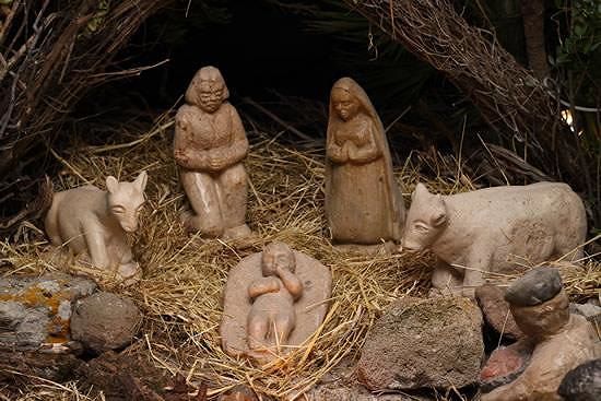 Orto Botanico, il presepe di Gianni Salidu esposto nella cisterna romana