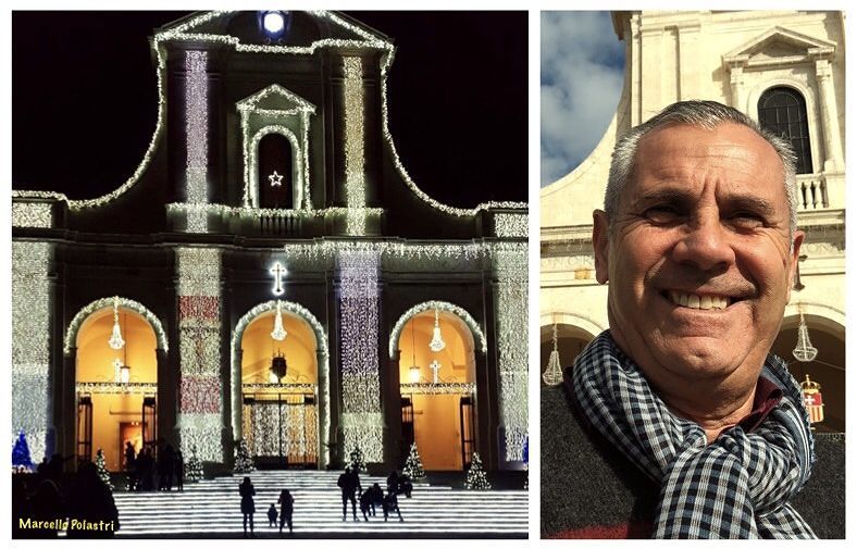 La bellezza della basilica di Bonaria illuminata da 35mila luci led