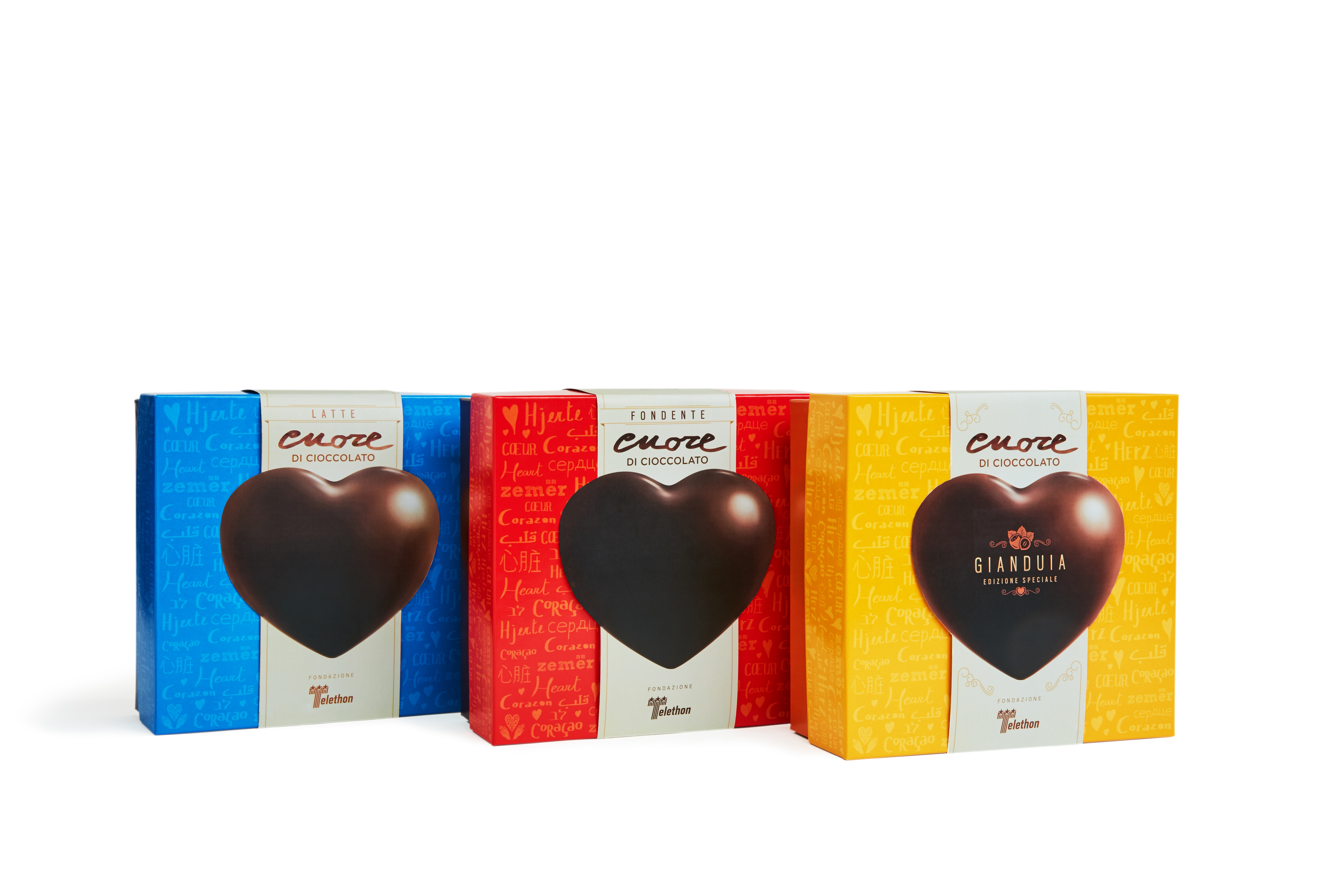 Nelle piazze d’Italia il cuore di cioccolato per sostenere Telethon