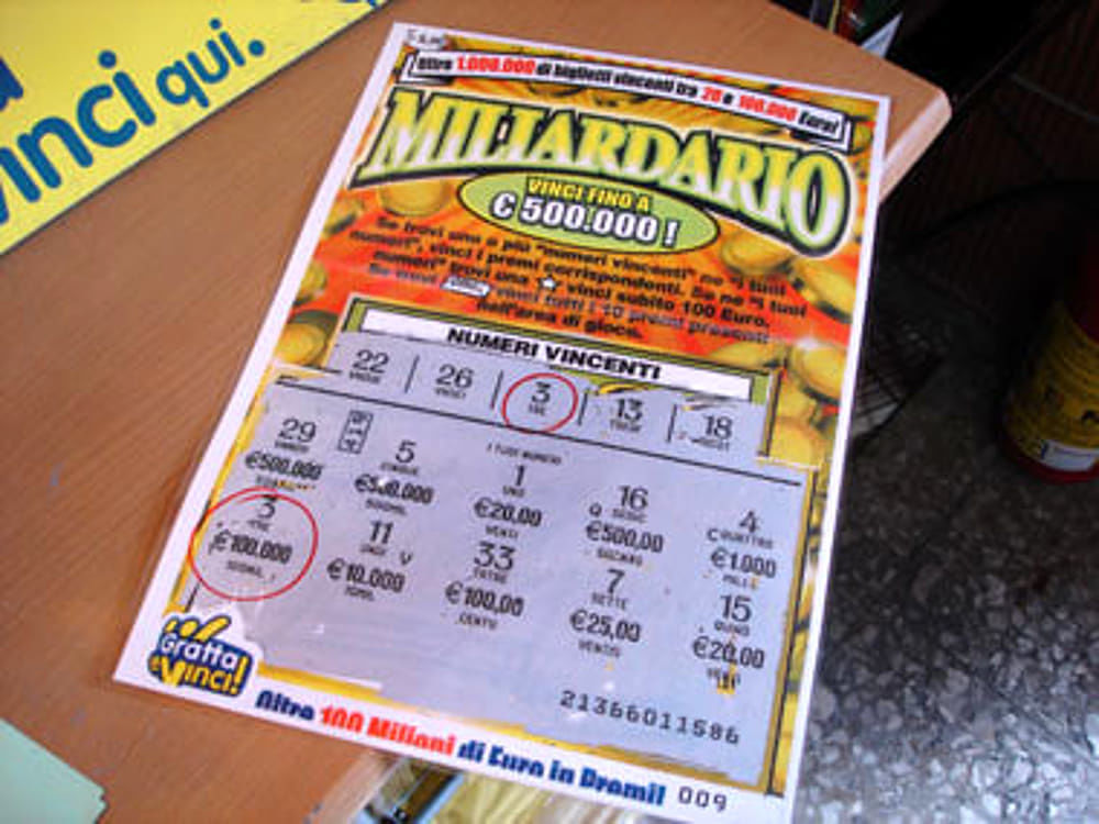 La fortuna bacia il povero Sulcis: operaio vince 2 milioni di euro al Gratta e vinci