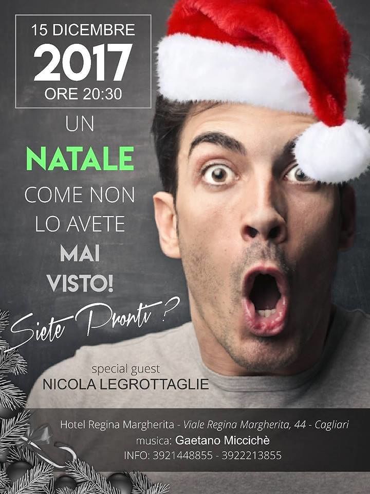 Natale tra musica, sport e beneficenza: special guest Nicola Legrottaglie