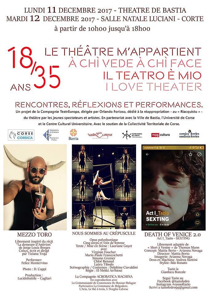 Lucidosottile approda in Corsica con lo spettacolo “Mezzo Toro”