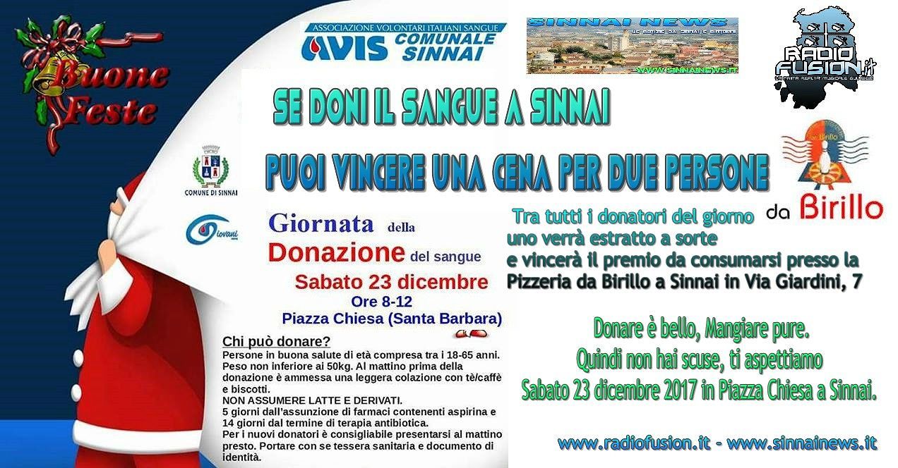 Sinnai, lo spot per donare il sangue: pizza patatine e birra a chi aiuta i malati