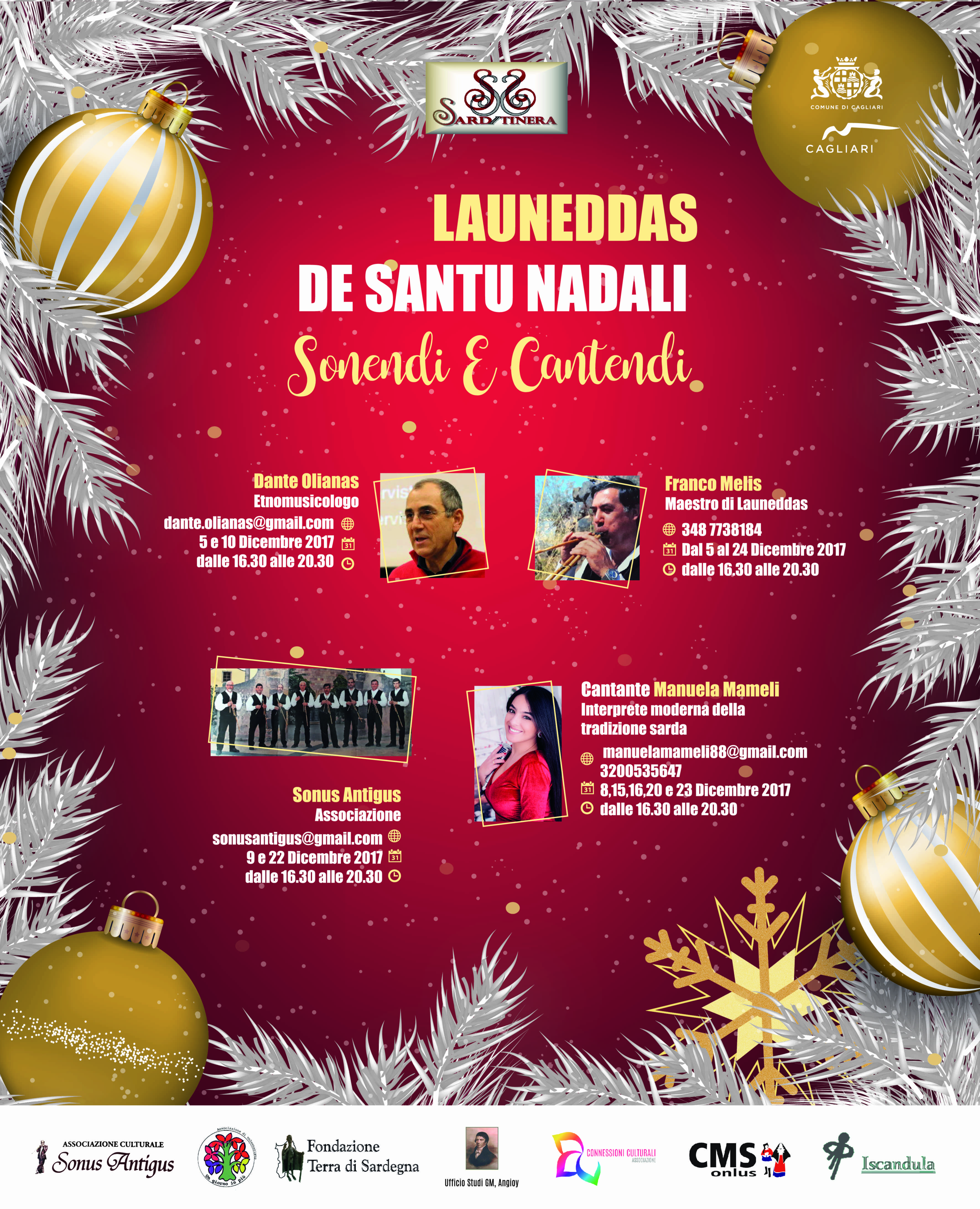 Launeddas de Santu Nadali, sonendi e cantendi