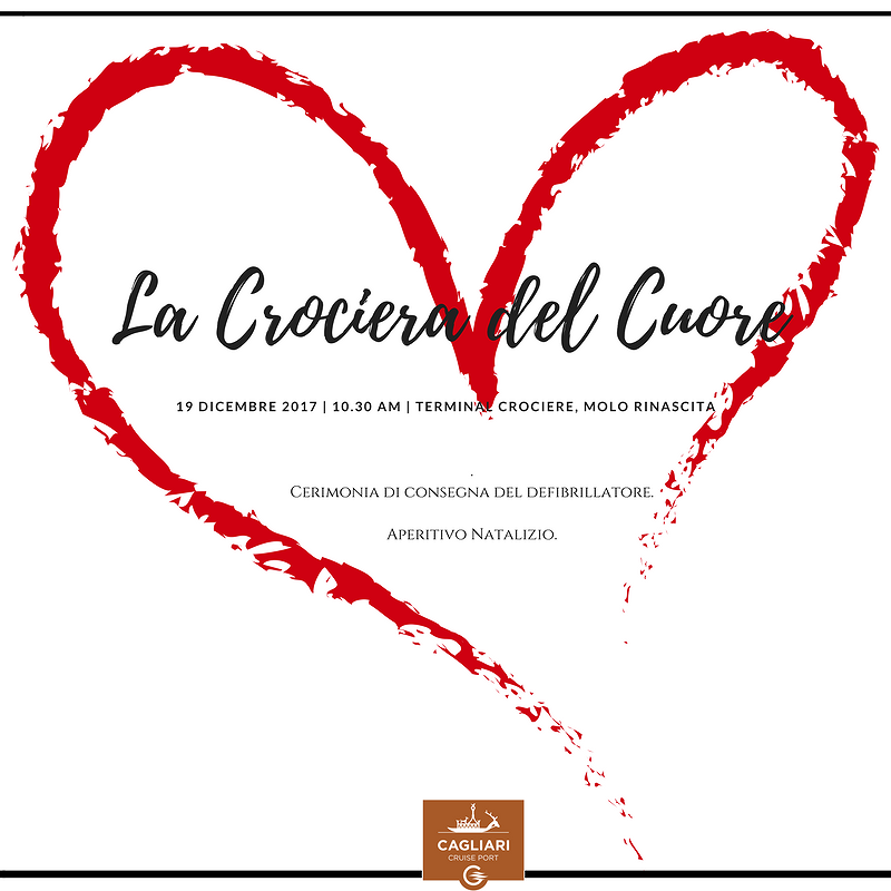 La Crociera del Cuore: un defibrillatore al terminal del porto