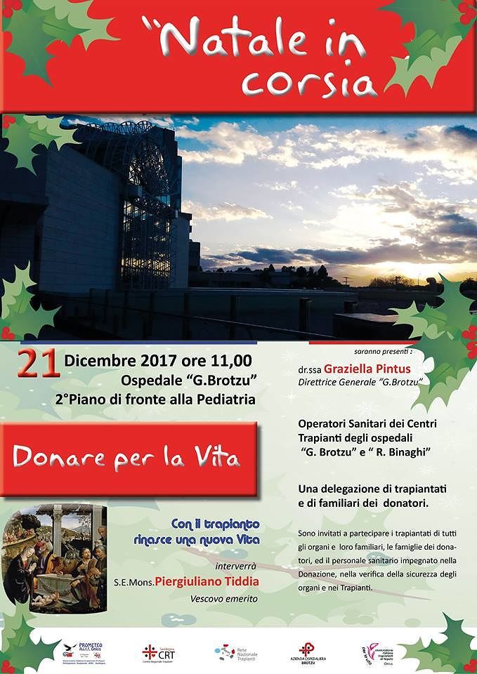 “Natale in corsia” a Cagliari per ricordare il dono più grande