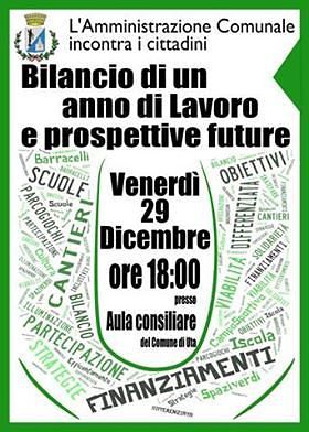Uta, l’Amministrazione traccia il bilancio di fine anno