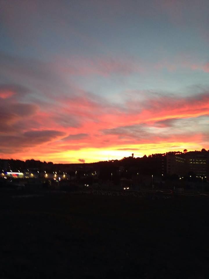 Lo scatto: spettacolare tramonto cagliaritano di fine 2017