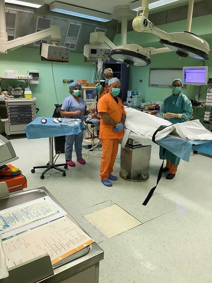 Cagliari, l’esempio dei buoni medici a Capodanno: “Qui per il primo trapianto di rene del 2018”