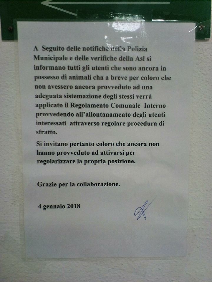 Casa albergo, l’avviso alle famiglie: “Via gli animali o vi sfrattiamo”