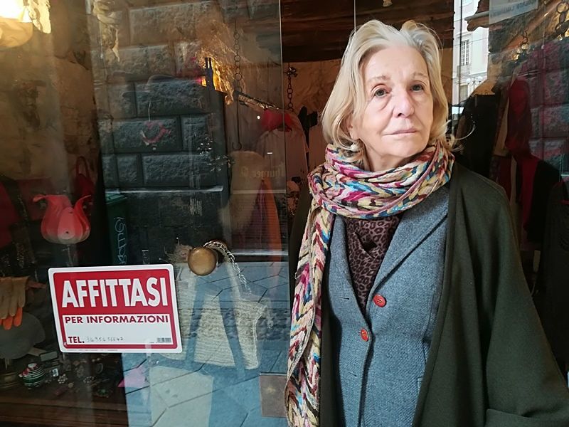 Maria Laura, boutique in affitto a Castello: “Nessun guadagno con il rione isolato”
