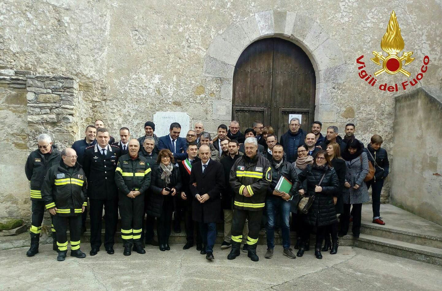 Cagliari, inaugurata la sede del distaccamento dei Vigili del Fuoco di Mandas