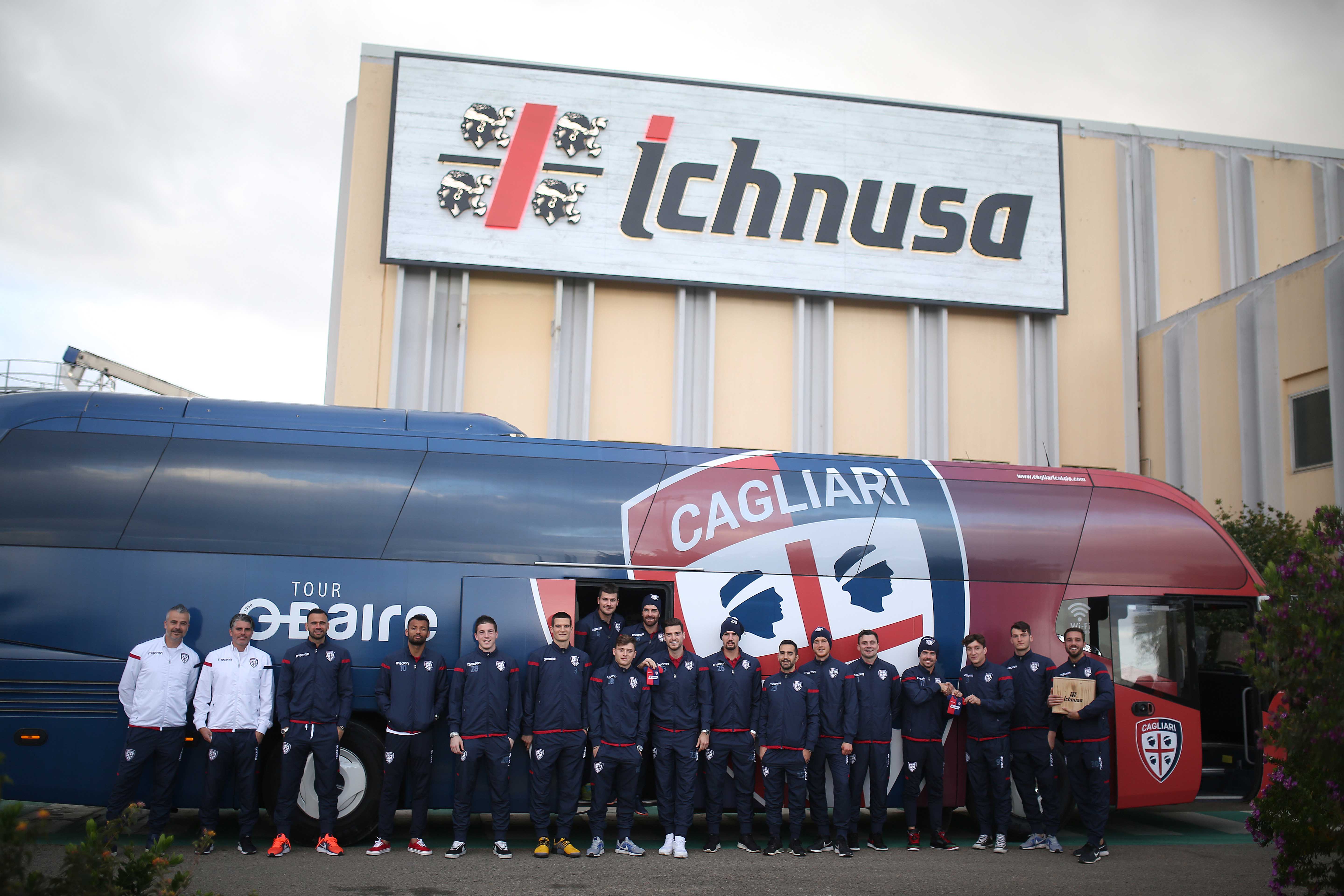 Sfida di spillatura per i rossoblù al birrificio Ichnusa di Assemini