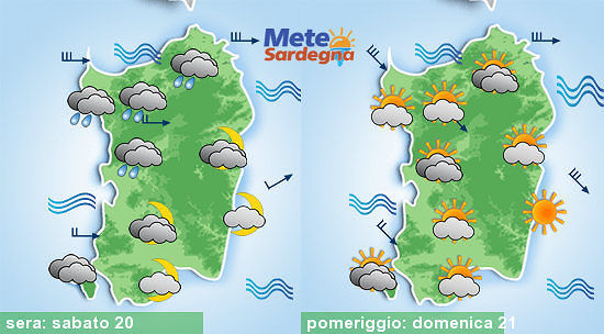 Sardegna, arriva una vera burrasca di maestrale: le previsioni di Meteo Sardegna