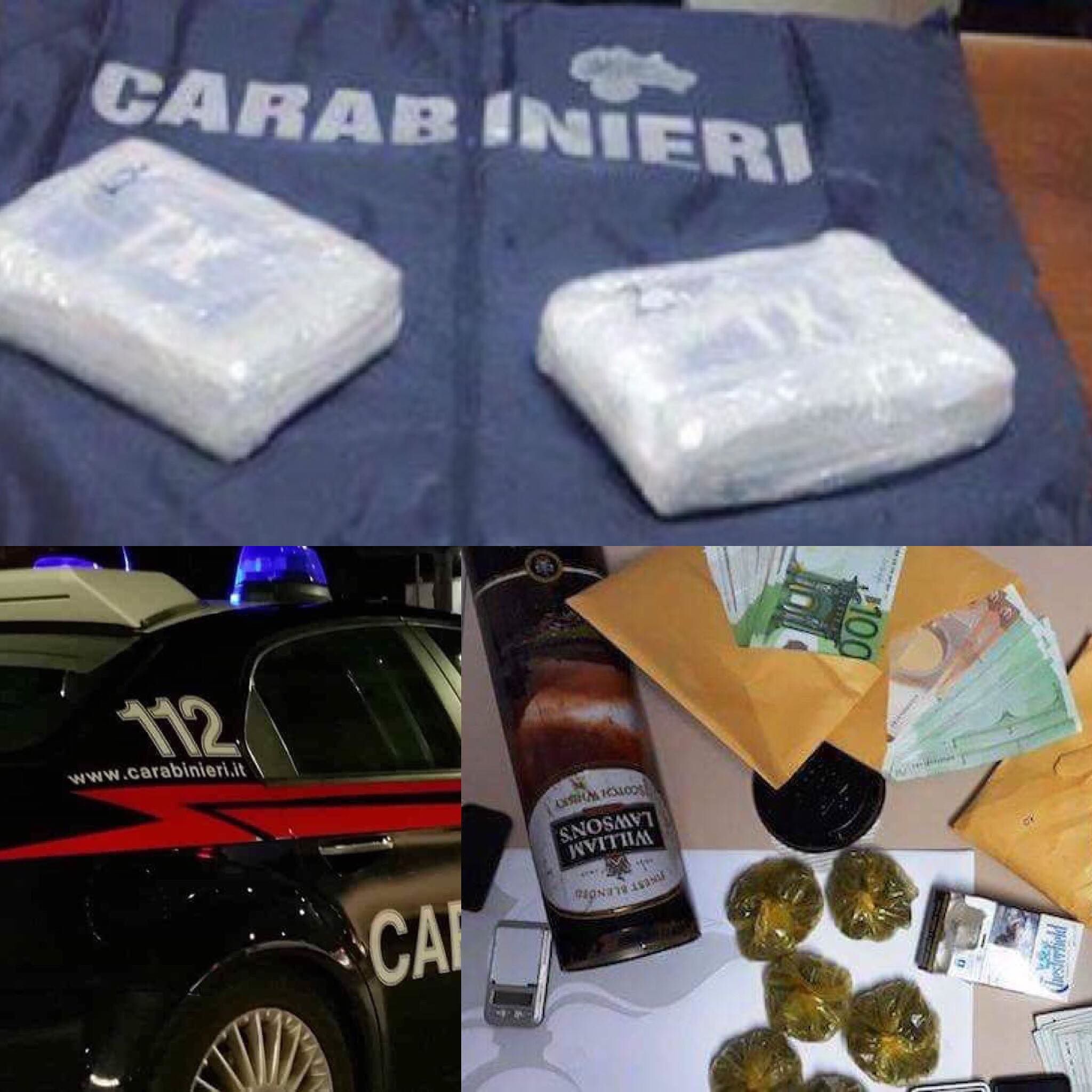 Ss125, con due chili di cocaina nell’auto brucia posto di blocco: arrestato 37enne